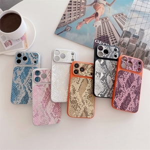 เคสโทรศัพท์ลายหนังงูแท้สำหรับ iPhone 17 16 15 14 Pro Max ลายเสือดาว  ฝาหลังเลเซอร์ - Product Image 6