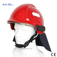 Casque de pompier EN443 en nylon PA-66, résistant à la chaleur, protection contre la chaleur radiante