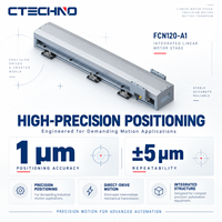 CTECHNO FCN120-A1 321N Moteur linéaire à entraînement direct à poussée maximale 4 m/s, précision de positionnement 1 µm