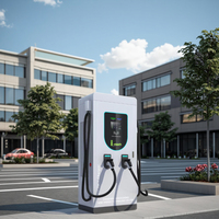 Chargeur DC EV à écran tactile de 10 pouces Station de charge de voiture de véhicule électrique Terminal POS 120kw Normes de charge CCS de puissance de sortie