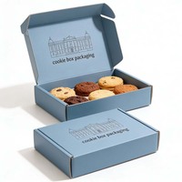 Boîte d'emballage en gros pour biscuits et gâteaux, boîte personnalisée avec logo pour biscuits, emballage de biscuits, emballage de mini-gâteaux à l'encre de soja