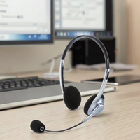 Casque filaire USB J&Y JL à prix réduit avec contrôleur de volume, sans réduction de bruit, pour usage professionnel/bureau ou centre d'appels (personnel)