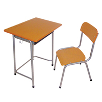 Ensemble de mobilier scolaire ZOIFUN, chaise et bureau de classe, haute qualité, pour écoles primaires