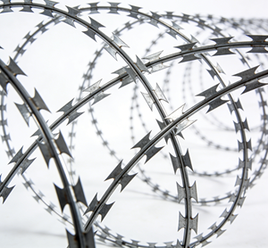 Alambre de púas Concertina de acero inoxidable premium, rollo de alambre de púas anti-corte para cercas de fábrica - Product Image 4