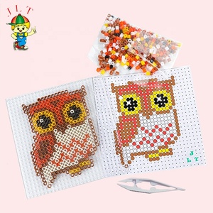 Lot de perles Hama éducatives en EVA de 5 mm en forme de hibou pour enfants, jouets à repasser pour enfants - Product Image 4