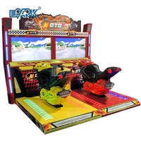Simulateur de course de Moto de luxe à deux joueurs, Machine de jeu de conduite de Moto Super