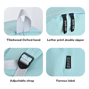 Wholesale Custom Logo Kid School Bag <b>Student</b> Bolsas Escolares Casual Book Bag for Donate Children <b>Backpack</b> Boy 600D School Bags - Product Image 5