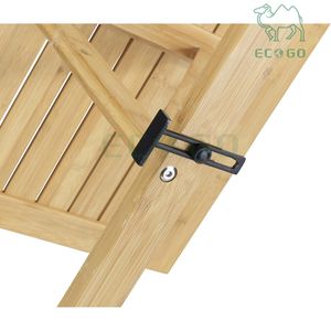 <span class=keywords><strong>Tavolo</strong></span> Pieghevole in Bambù per Balcone, <span class=keywords><strong>Tavolo</strong></span> Sospeso su Ringhiera con Staffe Regolabili e Piano del <span class=keywords><strong>Tavolo</strong></span> - Product Image 3