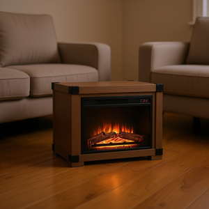 Cheminée électrique Manhattan Comfort 23 avec fonction de chauffage, cadre en bois, autoportante, pour usage domestique - Product Image 2