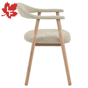 Sillas de Comedor Modernas de Terciopelo Estilo Granja Moderna de Seattle, con Cojines Gruesos, Silla de Restaurante Tapizada de Alta Gama - Product Image 4