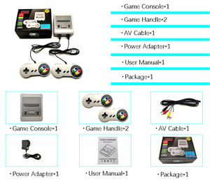 Controlador <span class=keywords><strong>de</strong></span> Juegos SFC620, Diseño Retro, Compatible con Salida AV, 620 Juegos, Doble Control, Consola <span class=keywords><strong>de</strong></span> Juegos Todo en <span class=keywords><strong>Uno</strong></span> para <span class=keywords><strong>el</strong></span> Hogar - Product Image 5