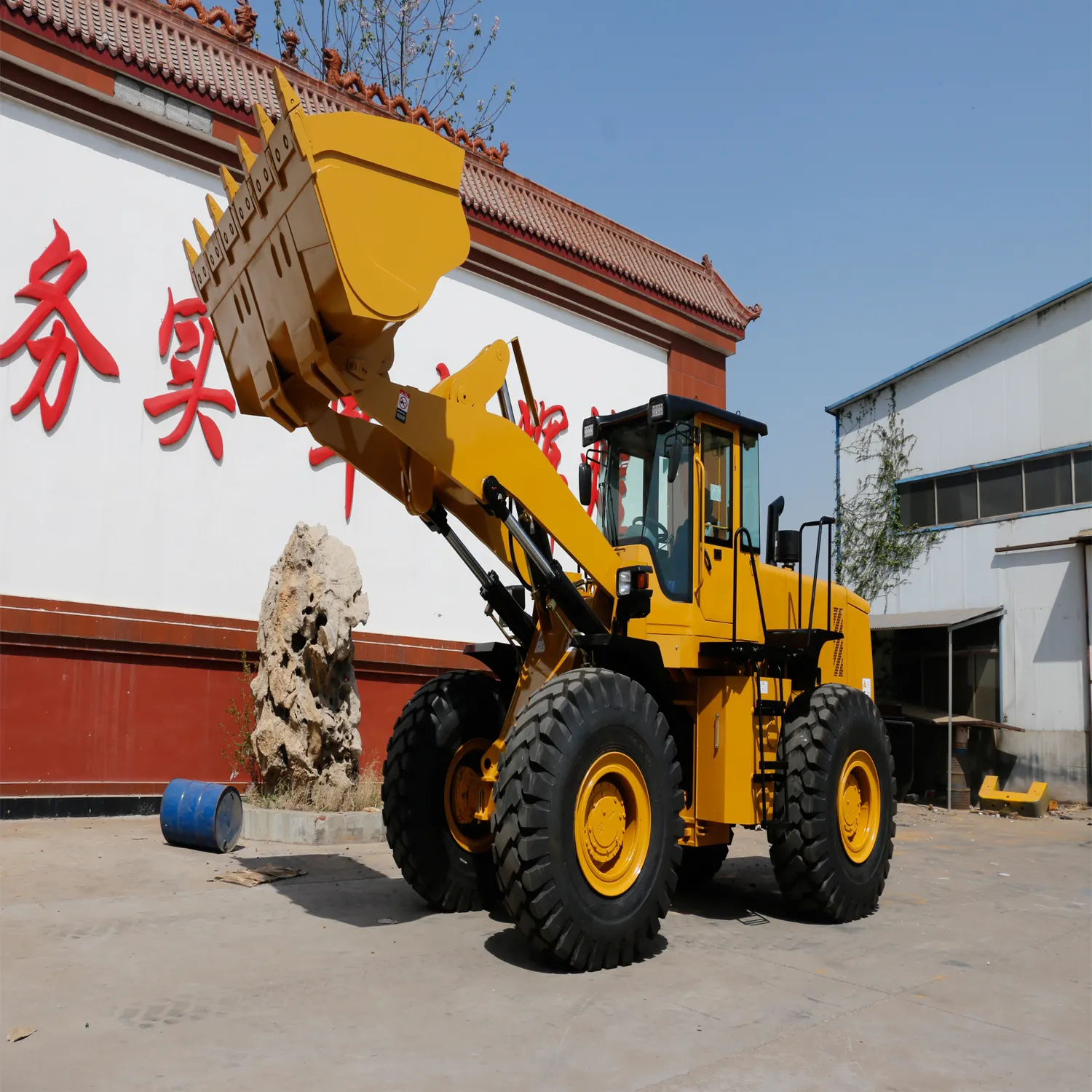 ZHENGZHOU KEPAI 8 Ton 5m3 mini wheel loader 980 wheel loader for sale