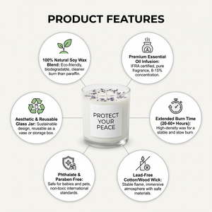 Velas de Aromaterapia de Lujo Hechas a Mano con Cera de Soja y Piedras de Cristal, Estilo Moderno, al por Mayor para Fiestas, Cumpleaños, Incluido el Día de San Valentín - Product Image 5