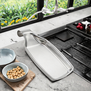 YOTO per alimenti per uso alimentare <span class=keywords><strong>porta</strong></span> attrezzi da cucina in acciaio inossidabile grande supporto per <span class=keywords><strong>mestolo</strong></span> a spatola - Product Image 2