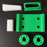 Pièces en plastique technique usinées CNC sur mesure de haute précision, MC Nylon UHMWPE, service de fraisage et de tournage, usine de blocs de guidage coulissants