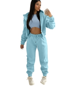 <strong>2026</strong> New Spring Summer Autumn Winter Two-piece Set Women's Sports Jacket Sports Suit Customized Women's Casual <strong>Wear</strong> - Product Image 3