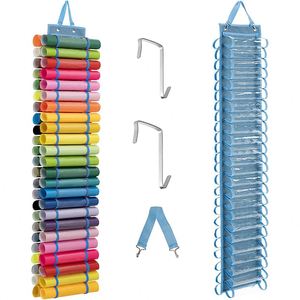 Il supporto per organizzatori in vinile può contenere fino a 48 rotoli di borsa per supporto in vinile per montaggio a parete per organizzatori e contenitori per stanze artigianali - Product Image 3