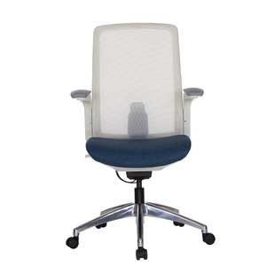 Silla de Oficina Ergonómica Merryfair <span class=keywords><strong>Wau</strong></span> con Respaldo Alto, Malla Marrón, Plegable, Acabado Blanco, Función Giratoria para Carreras y Multitarea - Product Image 6