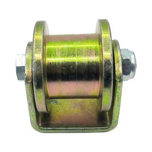 Roue à gorge en acier en U/V/H/T <span class=keywords><strong>pour</strong></span> <span class=keywords><strong>porte</strong></span> <span class=keywords><strong>coulissante</strong></span>, roulement d'angle avec bande de roulement extra-durcissée, vente en gros du fabricant - Product Image 1