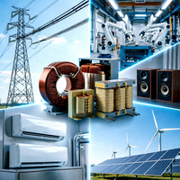Transformateur toroïdal basse fréquence tout cuivre 220V 24V 50 0 110V pour système de contrôle électronique