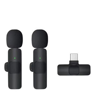 K15 Micrófono Lavalier Inalámbrico Tres en Uno Nuevo Tres Conector K9 Mini Micrófono con 3,5 Agujeros - Product Image 3