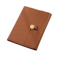 Coffret Cadeau Carnet et Stylo en Cuir avec Logo Personnalisé, Agenda Quotidien Professionnel 2026 à Bouton Magnétique