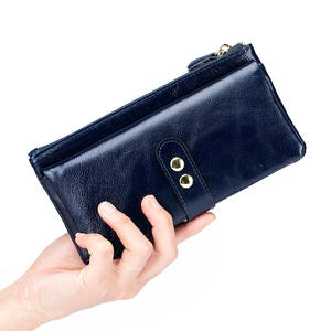AndoBag Vintage Long <b>Wallet</b> for Women Genuine Cow Leather Multi Card Holder Large Capacity Phone Bag <b>Money</b> Clip - Product Image 4