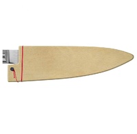 Funda para Cuchillo de madera de haya, ajuste Universal para cuchillos de Chef y Santoku, cuchillo de madera, funda Saya