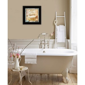 HMS un po 'di frizzante stampa artistica da parete del bagno 2 incorniciata nera - Product Image 4