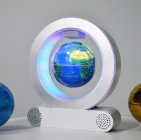 Globe terrestre à lévitation magnétique russe avec haut-parleur rotatif et lumière
