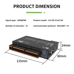 Módulo IO Remoto de 16 Entradas y Salidas Digitales con Ethernet/IP, Controlador de Programación PLC, Precio al por Mayor - Product Image 2