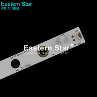 ES-3105 (2 adet, 6LEDs) LB-PF3030-CJ323X6DT30-H 32DT302X6 LED arka ışık kullanımı için 32 ''sonraki YE-32017 LED TV arka ışık şeridi
