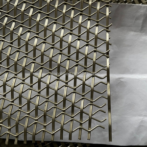 Tùy chỉnh thép không gỉ mạ kẽm kim loại <span class=keywords><strong>pre</strong></span>-<span class=keywords><strong>crimped</strong></span> trang trí kiến trúc dây lưới - Product Image 6