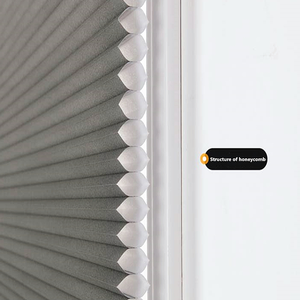 Chất lượng cao thông minh thông minh điện tổ ong rèm cửa tổ ong mái hiên ZigBee Rèm tuya Shades Rèm cho văn phòng cửa sổ - Product Image 4