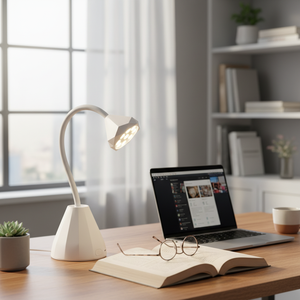 Lampada da scrivania UV da ufficio regolabile con collo flessibile per una lettura e un lavoro confortevoli - Product Image 3