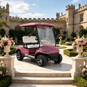 Carrito de golf eléctrico de alta resistencia con batería de litio, vehículo de 4 ruedas para resort o campo de golf - Product Image 1