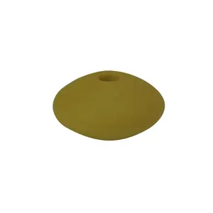 Al por mayor Cuentas de silicona planas de 12mm tipo ábaco, masticables para dentición, tipo lenteja, para manualidades - Product Image 1