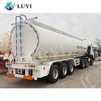 3 essieux 45000 litres semi-remorques huile et essence diesel camion-citerne carburant transport pétrolier remorque