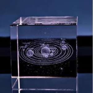 Cubo de Cristal Transparente Grabado al por Mayor, Cubo de Cristal en Blanco de Alta Calidad, Venta Caliente - Product Image 3