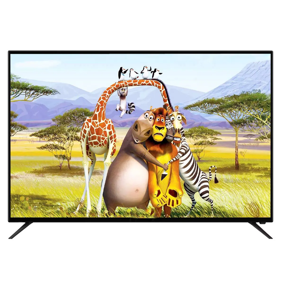 Televisi Pintar Android, Tv Ultra HD 65 75 85 100 Inci LED 4K dengan Layar Besar