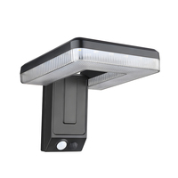 Foco Solar Plegable para Jardín con Sensor de Movimiento PIR, Estaca para Suelo, Paisajismo, Camino Exterior, Patio, Montaje en Pared