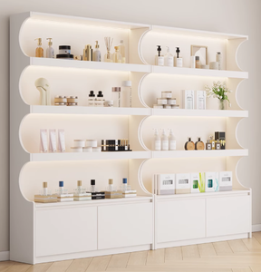 Mueble de Exhibición de Cosméticos Estilo Crema para Salón de Belleza, para Salón de Uñas - Product Image 1