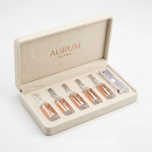 Custom Rose Gold PDRN Vial <b>Labels</b> Luxury Metallic Stickers for Skin Booster Meso Solution <b>Packaging</b> - Product Image 6