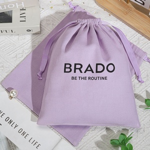 Custom Luxury Twill Cotton Hair Bundle <b>Dust</b> <b>Bag</b> Handbag Shoe Hats Packaging Gift Storage Drawstring Pouch Muslin <b>Dust</b> <b>Bag</b> - Product Image 4