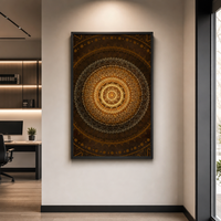Impression sur toile personnalisée 60x90cm, art mural mandala, peinture sur toile de paysage naturel pour décoration intérieure moderne