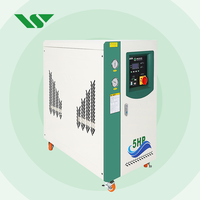 Refroidisseur d'eau industriel à compresseur 5HP 7.5kw/10HP, refroidi par eau, pour le soufflage de bouteilles en PET