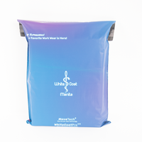 Sac d'expédition en polyéthylène biodégradable à double fermeture avec pochette, personnalisable pour documents et envois postaux