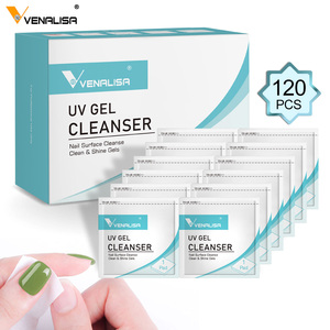 Venalisa <strong>Nail</strong> <strong>Gel</strong> Remover Tissue Box <strong>Gel</strong> Polish Sticky Layer <strong>Cleanser</strong> 120pcs Napkin <strong>Nail</strong> Art Tools Factory Price - Product Image 6