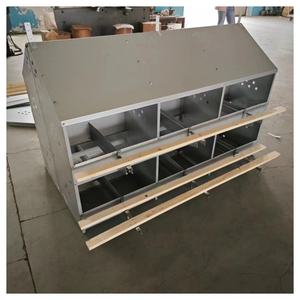 Caja de nido de huevos manual de 24 agujeros galvanizada en caliente a precio competitivo para gallinero cajas de Nido de Pájaros para gallinas - Product Image 3