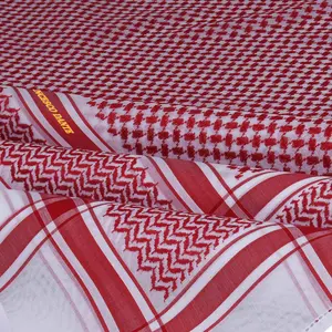 Wholesale Men Red Arab Arafat Scarf Shemagh Designs Cotton Shemagh Autumn